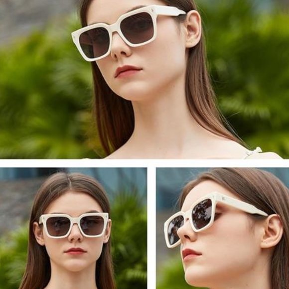 Polarized  Sunglasses for Women: UV Protection Womens and Mens Square Shades ☘️ main image 5